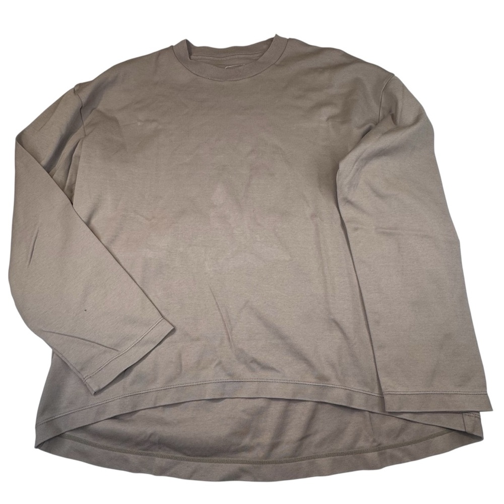 United Tokyo T-Shirt Men Size 2 Brown Cotton Pullover Long Sleeve Made in Japan
